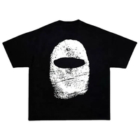 T-shirts d'été basiques pour hommes 100 % coton, col rond, manches courtes, confortables, tricotés, broderie 3D, coupe oversize