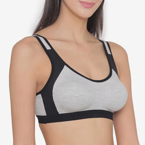 Women Gym Sports Bra High Support <b>Padded</b> Adjustable Straps Breathable Mesh Yoga <b>Running</b> Fitness Workout Activewear - Product Image 5