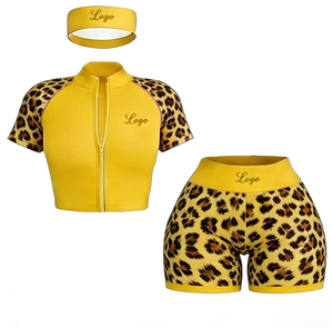 Conjunto Deportivo de Manga Raglán de Secado Rápido para Mujer 2026, con Visera, Ropa Deportiva Transpirable para Fitness - Product Image 3