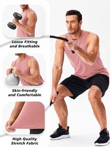 <b>Mens</b> Fashion Tank Top Casual Sleeveless Vest Lightweight Cotton Gym <b>Singlet</b> Modern Fit Workout Shirt Summer Sportswear <b>For</b> <b>Men</b> - Product Image 6