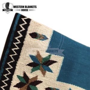 Almohadilla de sillín de equitación de Rancho personalizada profesional elegante carcasa de cuero de polialgodón occidental con relleno de fieltro de neopreno y lana - Product Image 3