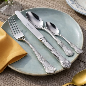 European styles Metal Flatware <b>Sets</b> and stainless Metal Party Flatware <b>sets</b>,Matte <b>Gold</b> Flatware <b>Sets</b> for Wedding & Rental - Product Image 1