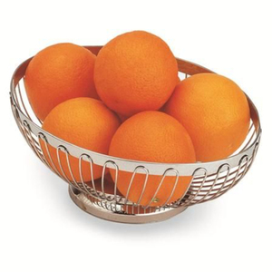 Corbeille à fruits en fil métallique chromé, creuse, ronde, en acier inoxydable, pour comptoir, support de rangement pour légumes, pour cuisine - Product Image 6