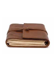 Vintage Leather <b>Journal</b> Notebook | Handmade Style Brown Leather Diary with Wrap Closure | Travel Sketchbook <b>Writing</b> <b>Journal</b> Gift - Product Image 5