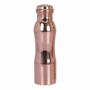 Bouteille d'eau en cuivre massif de qualité supérieure, sans joint, étanche, réutilisable, sans BPA, pour le yoga et le bien-être, vente en gros - Product Image 1
