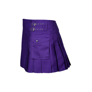 Kilt Escocés de Tartán a la Moda, Diseño Elegante con Detalle Plisado, Kilt Escocés de Tartán, Tela Suave, Prenda Tradicional Cómoda - Product Image 2