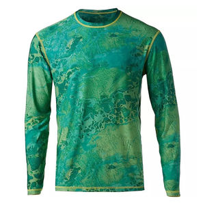 Camiseta de Pesca Personalizada con Protección Solar UPF 50+ para Hombre, Transpirable, 180G, Poliéster Sublimado, Proveedor OEM - Product Image 3