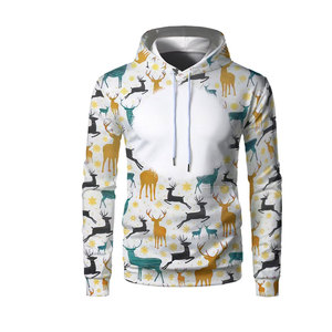 Sudaderas con Capucha Sublimadas al por Mayor de Fábrica, Sudaderas con Capucha de Gran Gramaje con Estampado Completo, Sudaderas con Capucha Sublimadas Personalizadas con Hombros Caídos - Product Image 2