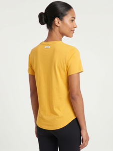 T-shirts de sport pour femme à ourlet incurvé, coupe ajustée, séchage rapide et respirants - Product Image 6