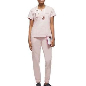 Custom Made High Quality Unisex Hospital <b>Scrub</b> Sets Uniforms Canvas Anti-Bacterial Quick Dry OEM ODM - Product Image 3