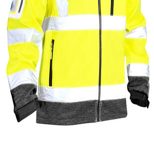 Chaquetas de Seguridad Reflectantes Personalizadas de Alta Calidad 2026, Ropa de Trabajo de Poliéster de Alta Visibilidad, Anti-UV y Transpirable - Product Image 4