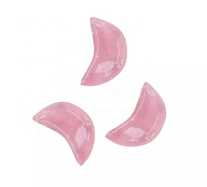 โรสควอตซ์พระจันทร์เสี้ยวเล็ก-โรสควอตซ์คริสตัลมูน-โรสควอตซ์หิน-กระเป๋าหิน-คริสตัลบำบัด-หินบำบัด - Product Image 6