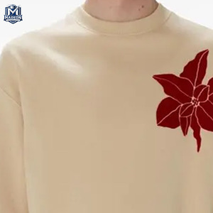 เสื้อสเวตเชิ้ตคอกลมทรงโอเวอร์ไซส์ ผ้าคอตตอนผสม แขนยาว ผลิตจากผ้าคอตตอนและโพลีเอสเตอร์ สำหรับผู้ชาย - Product Image 3