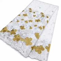 Tissu en dentelle africaine de haute qualité, tissu en dentelle suisse, tissu en dentelle à sequins, tissu en maille pour marques de mode, boutiques, vêtements, acheteurs B2B