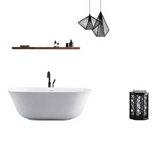 Spa de Piedra Artificial Independiente para 2-3 Personas, con Masaje Combinado, Terapia de Aire, Diseño Ecológico, 1.6m de Largo, 40 Jets, 20 Galones, para Apartamento - Product Image 2