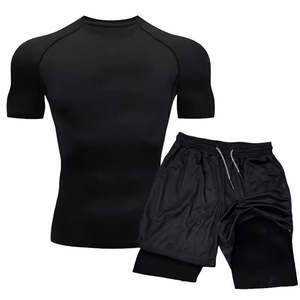 Kivotech Customized Best Material High Quality <b>Rash</b> <b>Guard</b> Set for <b>Men</b> Fitness Wear Custom Printed <b>Rash</b> <b>Guard</b> - Product Image 6
