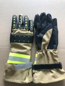 Firefighter Safety <b>Gloves</b>, Customizable with Cowhide Cover - Product Image 2