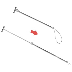 ไม้จับสุนัขแบบมืออาชีพ เป็นมิตรกับสิ่งแวดล้อม พร้อมระบบปลดเร็ว ไม้ควบคุมสัตว์แบบไม่ทำร้าย ไม้จับสุนัขทำจากอลูมิเนียมอัลลอยด์กันน้ำ - Product Image 3