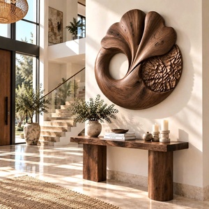 Wood Handicraft Artwork Handmade <b>Wall</b> Sculpture Unique Art Deco Style <b>Hanging</b> <b>Wall</b> <b>Decor</b> <b>Wall</b> <b>Hanging</b> Art Sculpture Home <b>Decor</b> - Product Image 2