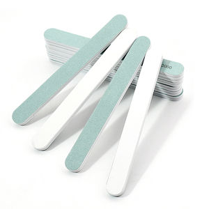 Limes et polissoirs à ongles miniatures double face en acier inoxydable de qualité supérieure avec manche en plastique, grain 80, pour manucure et pédicure - Product Image 2