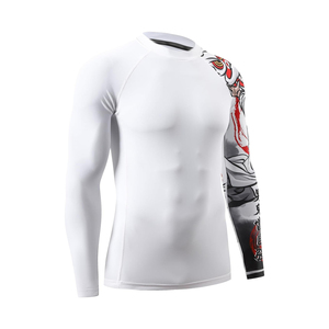 High Quality Mens Rash Guard Full Sleeve Breathable <b>Compression</b> Sports <b>Shirt</b> Manufacturer Wholesale Supply - Product Image 2
