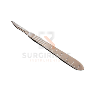 Blush Surgical SI-OIS-0001 Mango de Bisturí Quirúrgico Dental N.º 3 de Acero Graduado Manual para Cirugía General e Instrumentos Ortopédicos - Product Image 2