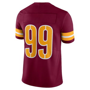 Camiseta de Fútbol Americano Personalizada para Hombre, 100% Poliéster, Transpirable, para Entrenamiento Deportivo, Uniforme de Equipo con Transferencia Térmica, OEM - Product Image 2