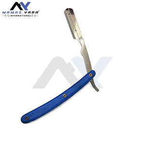 Navaja de Afeitar Profesional para Barbería, de Acero Inoxidable de Alta Calidad, con Mango Plegable, Cuchillas de Una Sola Filo - Product Image 3