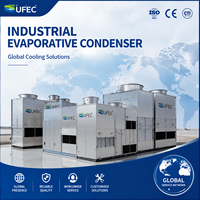 Pompe de condenseur évaporatif industriel à haute efficacité, construction métallique, conception modulaire, refroidissement à contre-courant pour la réfrigération