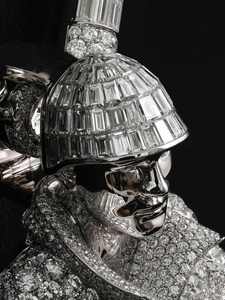 จี้เพชรโมอิสซาไนต์แบบกำหนดเอง Bereal ประดับเพชรโมอิสซาไนต์ VVS เงินแท้ 925 พร้อมสร้อยคอสำหรับผู้ชาย รับรองโดย IGI เครื่องประดับคุณภาพสูง สไตล์ฮิปฮอป - Product Image 3