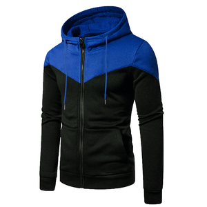 Sweat-shirt à capuche épais pour homme, doublure polaire sherpa, impression numérique, veste chaude pour le printemps - Product Image 1