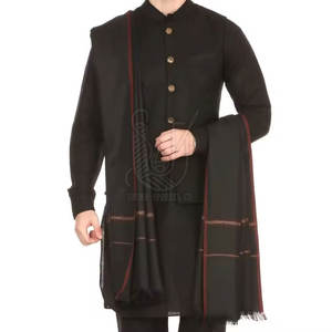 Chal de Cachemira y Pashmina de Lana para Hombre de Alta Calidad, Color Sólido Clásico, Tejido Suave y Transpirable, de Secado Rápido para Invierno - Product Image 2