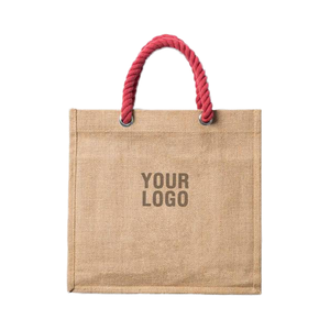 2025 Latest Wholesale Custom Jute Grocery <b>Bag</b> Best Indian Supplier's Promotional Shopping <b>Bags</b> - Product Image 1