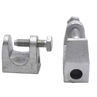 Pince de fixation industrielle réglable en C pour poutre, 10 mm, en acier robuste, capacité de charge 30 kg, revêtement poudré, support de fixation rapide