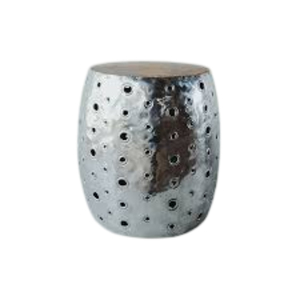 Mesa Auxiliar de Aluminio Martillado de Diseño Moderno para Decoración de Sala de Estar, Estilo Rústico, de Lujo, para Uso en Interiores y Exteriores, en Oferta - Product Image 2