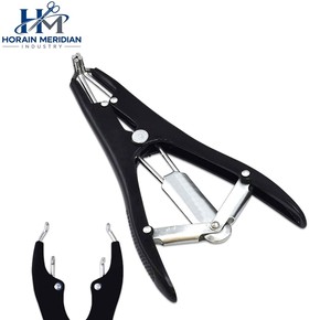 Aplicador de banda de castración negra de acero inoxidable, herramienta de castración sin sangre para ganado vacuno, ovino y caprino - Product Image 5