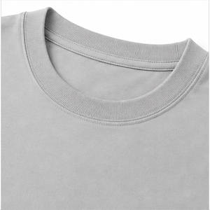 Custom Silver Grey Cotton <b>Modal</b> Athletic Mens Oversized Short Sleeve <b>T</b>-<b>Shirt</b> MTS-OVR-0045 - Product Image 6
