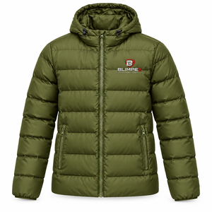 Chaqueta Acolchada Ligera con Capucha para Hombre, Personalizable OEM, Abrigo de Invierno Aislante y Plegable, Marca Privada, Directo de Fábrica, Blimpex INT - Product Image 1