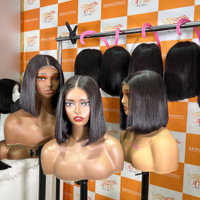 Super venta Peluca de pelo vietnamita hueso crudo recto resaltado Color suizo HD encaje Super doble dibujado envío en todo el mundo