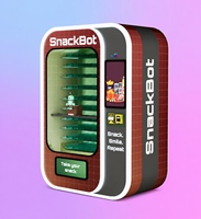 Máquina Expendedora de Snacks con Lector de Tarjetas, Máquina Expendedora de Snacks Calientes, Máquina Expendedora para Exteriores
