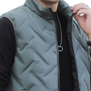 OEM Custom Men Plus Size Winter Quilted <b>Jacket</b> Waterproof Windbreaker Zipper Hoodie Embroidered Casual Snow Wear puffer hiking - Product Image 5