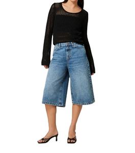 Nuevos pantalones cortos de mezclilla personalizados para mujer, de cintura alta, cómodos, transpirables, de secado rápido, estilo urbano, precio de fábrica. - Product Image 1