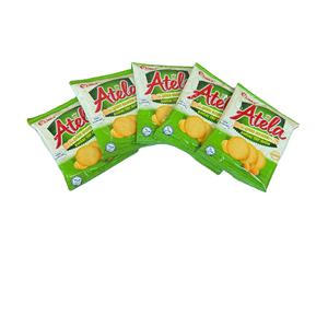 Thin Crispy ATELA Potato Crackers 342G Light Tasty Snack Suministro OEM - Product Image 2