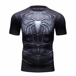 Camiseta Deportiva Unisex de Compresión, Manga Larga, Impresión 3D, Transpirable, Antibacteriana, Ecológica, con Logotipo Personalizado, para Gimnasio, Venta al Por Mayor - Product Image 2