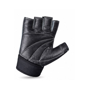 Gants de musculation en cuir à demi-doigts avec logo personnalisé pour hommes et femmes, légers et respirants pour la salle de sport - Product Image 5