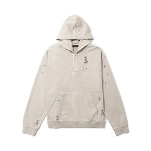 Sweat à capuche tendance uni effet vieilli 100 % coton, léger et durable, idéal pour l'hiver, écologique, conçu pour le quotidien et le confort - Product Image 1