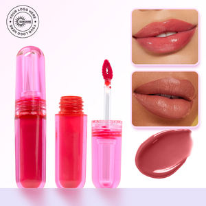 PoutShimmer Ultra Clear Vegan <b>Lip</b> Gloss Private Label Manufacturer with Low MOQ Glossy Liquid Formula - Product Image 1