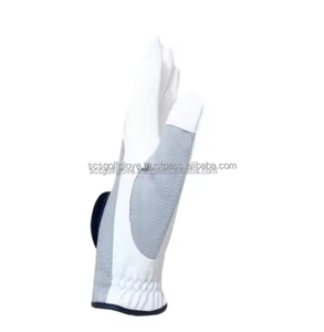 Gants de golf gaucher pour hommes de haute qualité Logo personnalisé matériau en maille respirante en cuir véritable fabriqué en Indonésie accessoire de sport - Product Image 3