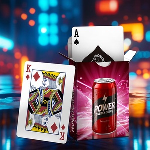 280gsm Blue Core Paper Custom Paper <b>Playing</b> <b>Cards</b> in Tuck Box - Product Image 3