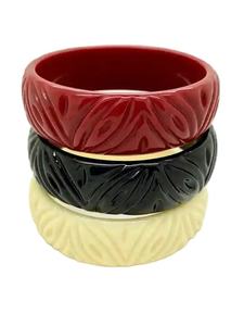 Brazaletes artesanales de resina artística para mujer, brazaletes de joyería llamativos - Product Image 4